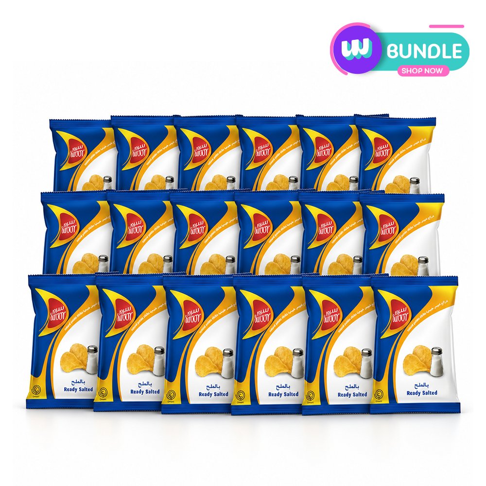 Suroor Chips Salt 14G x24