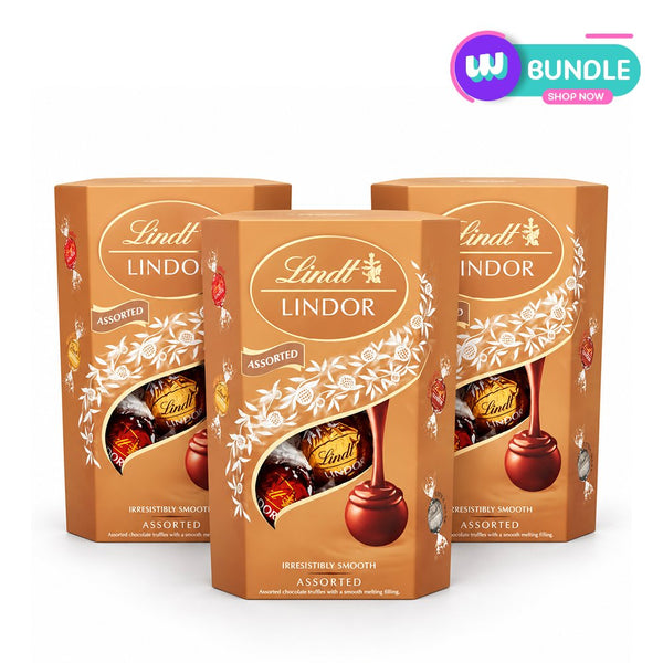 Lindt Lindor Assorted 200g x3