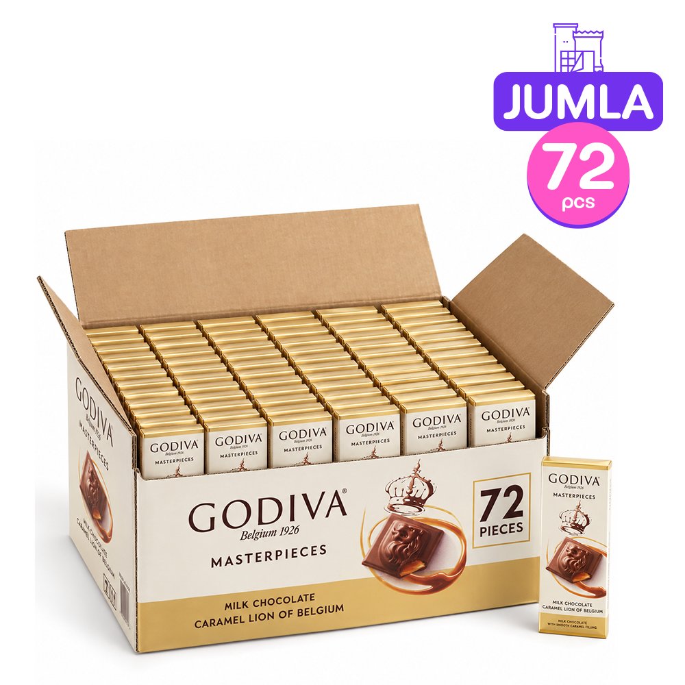 Godiva Caramel Lion Of Belgium 86g x72